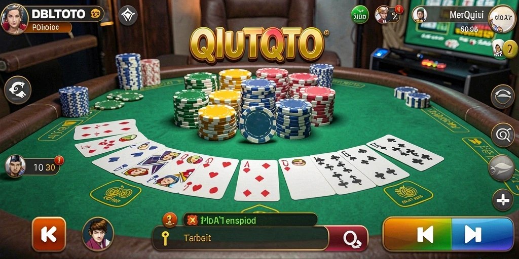 Gameplay QiuQiu yang seru dan kompetitif di DBLTOTO.