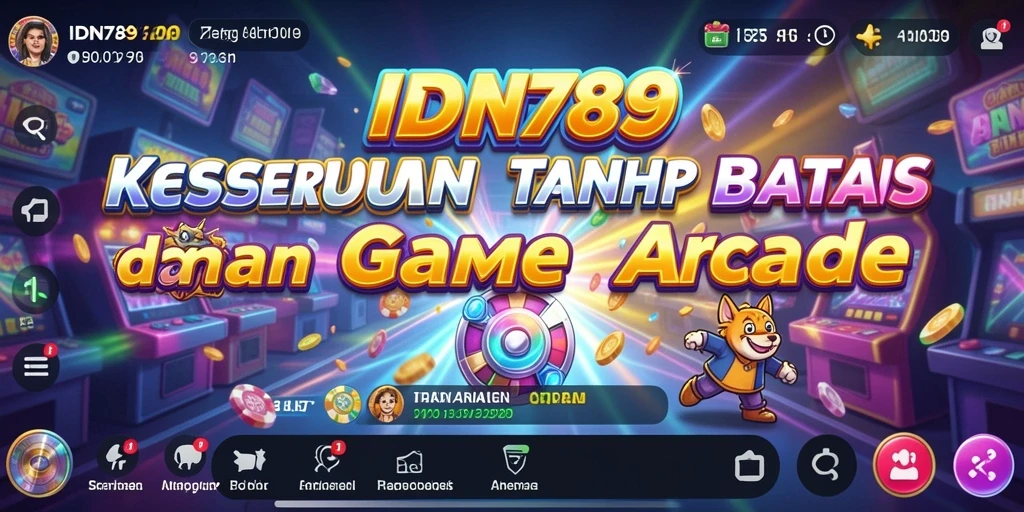 Screenshot gameplay IDN789 dengan aksi seru di layar.