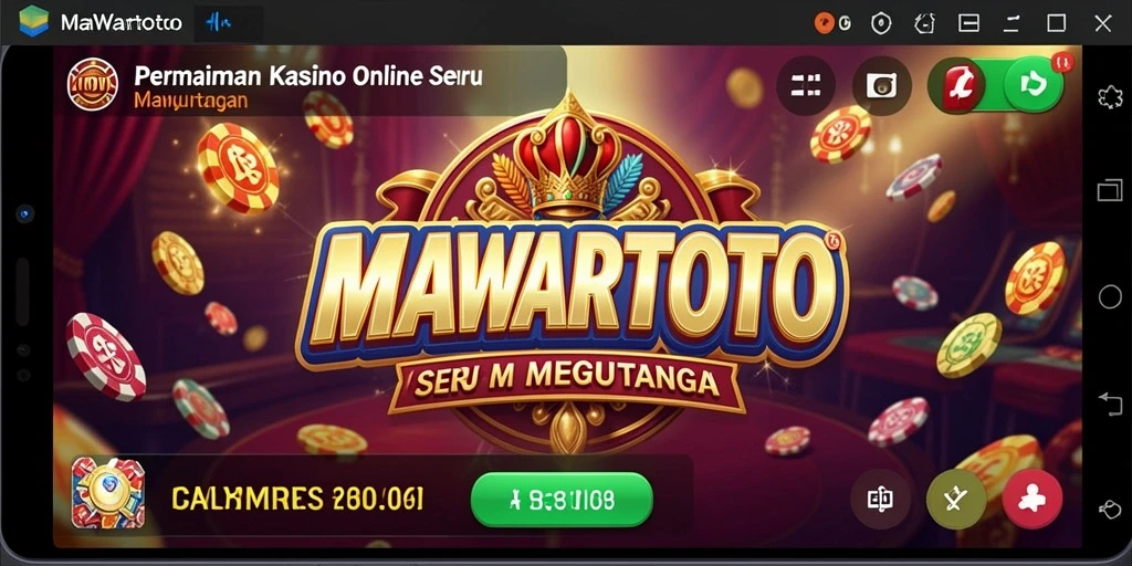 Menampilkan gameplay seru dari MAWARTOTO dengan berbagai pilihan permainan Kasino.