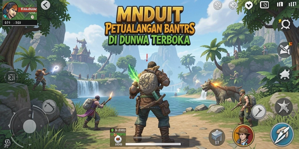 Gameplay MNDUIT di dunia terbuka yang menakjubkan.