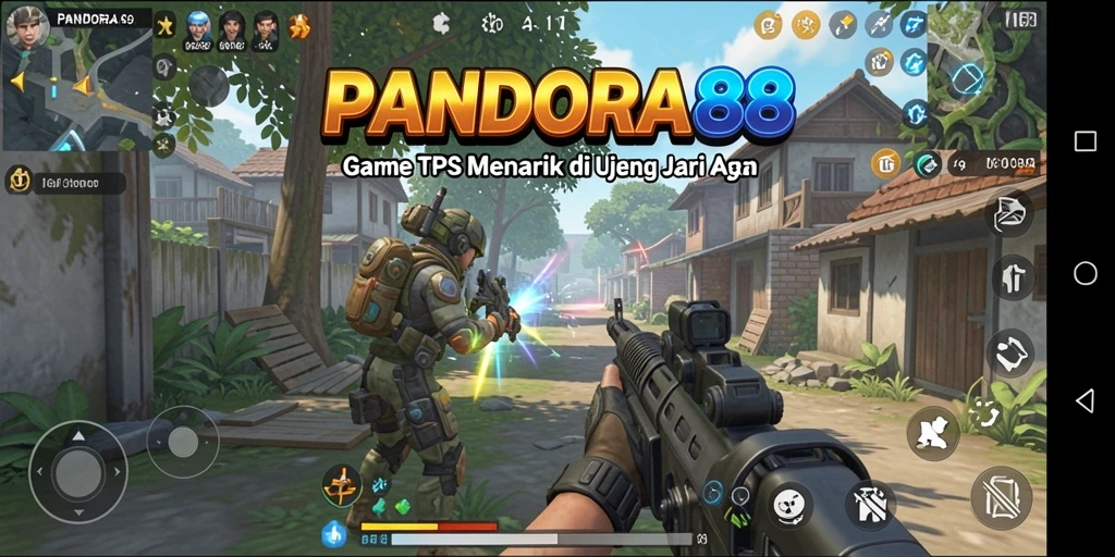 Screenshot permainan TPS PANDORA88 yang menegangkan.