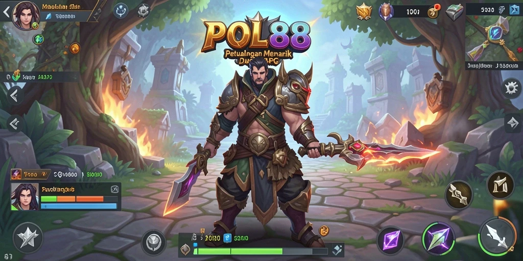 Tampilan gameplay seru dari POL88 dalam dunia ARPG.