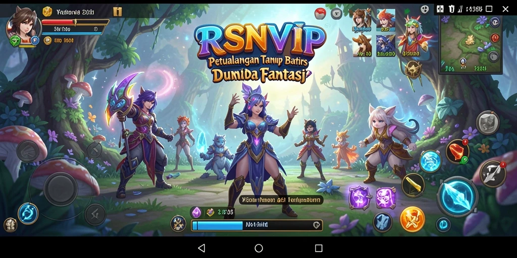 Tampilan gameplay RSNVIP yang menakjubkan dan penuh petualangan.