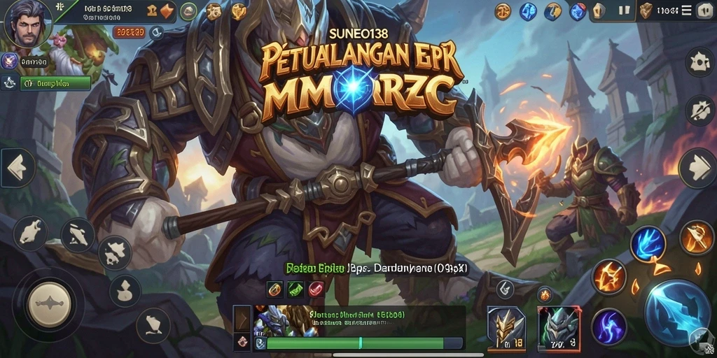 Tampilan gameplay SUNEO138 yang mendebarkan di dunia MMORPG.