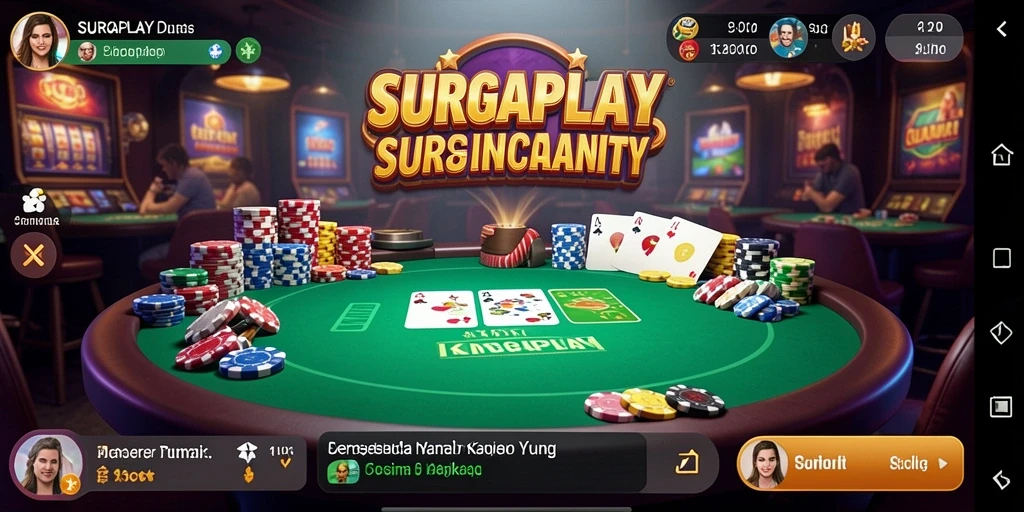 Gameplay SURGAPLAY yang mendebarkan dan penuh warna.