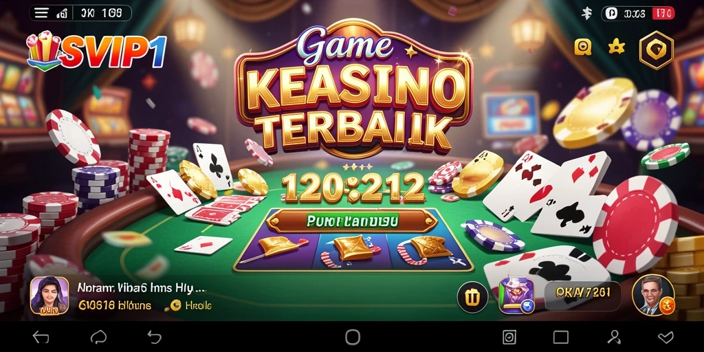 Gameplay menarik dari SVIP1 dengan berbagai pilihan permainan Kasino.