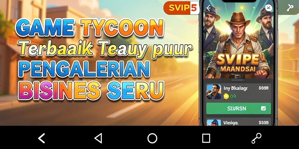 Tampilan gameplay seru di SVIP5 yang menantang strategi bisnis.