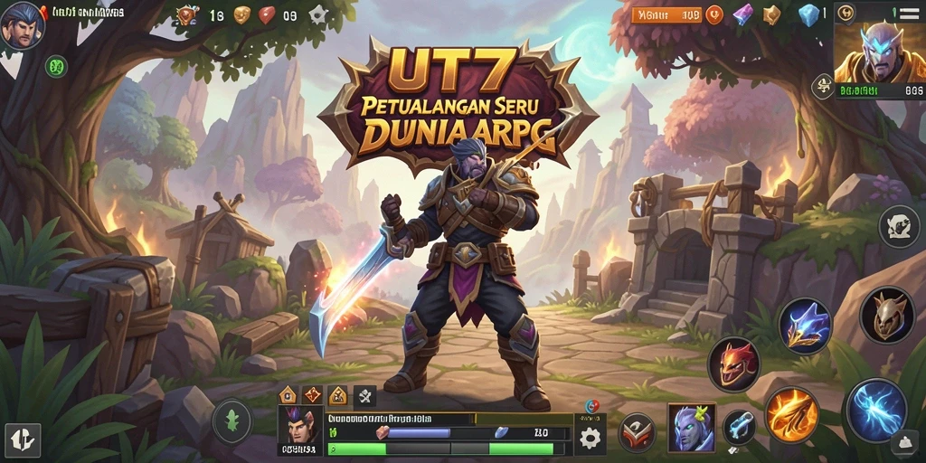 Tampilan gameplay seru dan aksi mendebarkan di UT77.